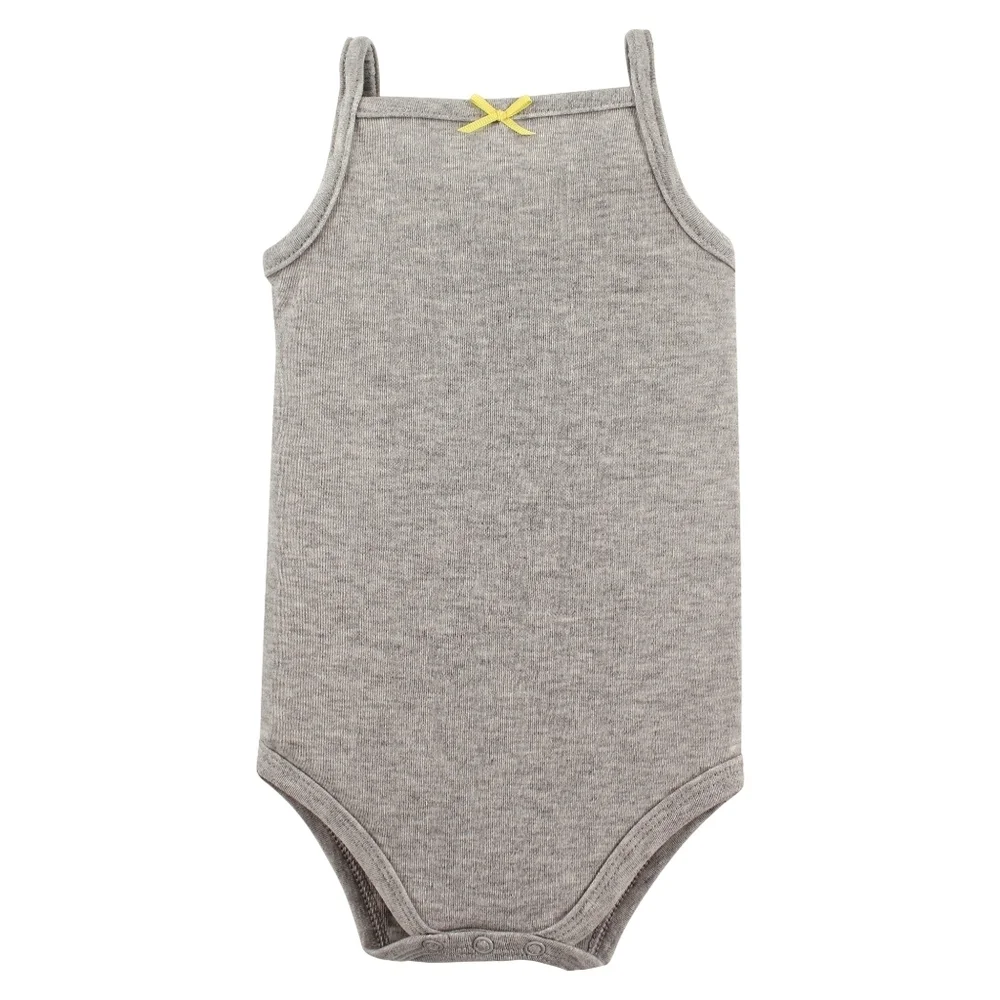 NWT Hudson Baby Navy and Yellow Daisy Bodysuit Set 100% Cotton 5pc 0-3M